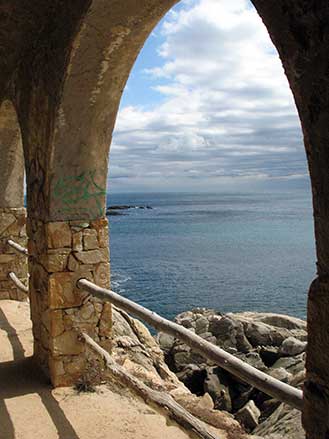 Vista des d'un túnel