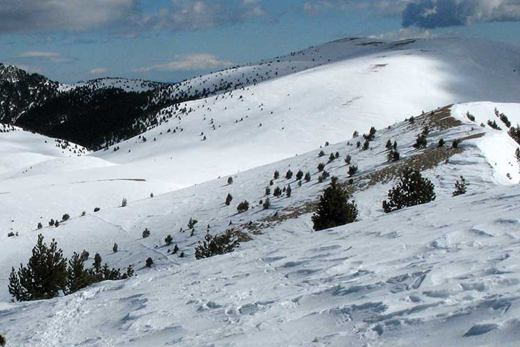 Vista de la pujada final