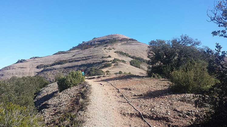 Camí cap al Montcau