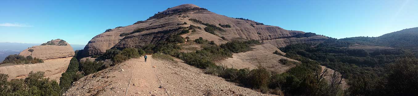 Panoràmica del Montcau