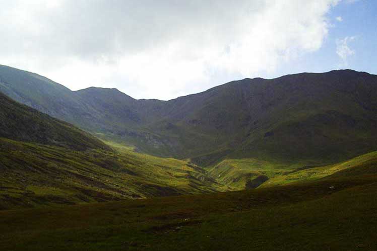 Vista de prats baixant a Coma de Vaca