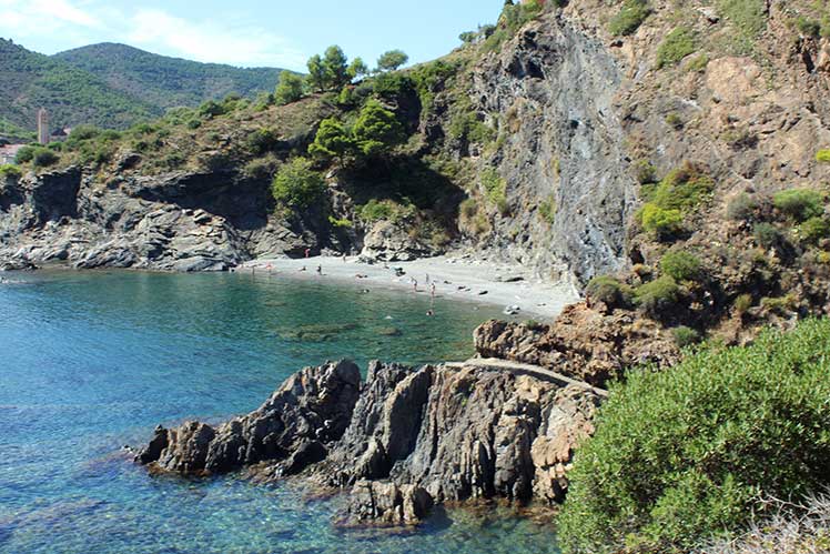 Cala de les Tres Platgetes des del nord