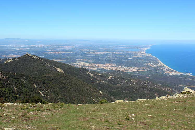 Vista de la plana del Rosselló