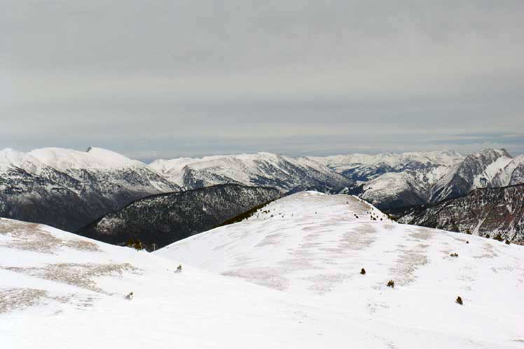 Vista de la Serra del Cadí