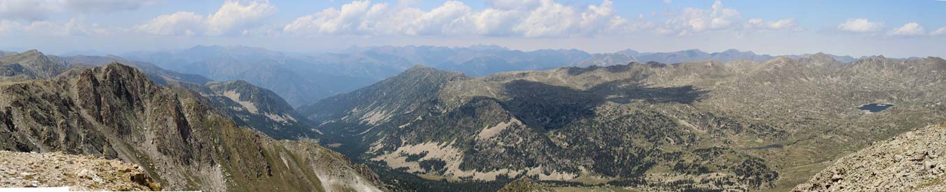 Panoràmica de la Vall del Madriu a Andorra