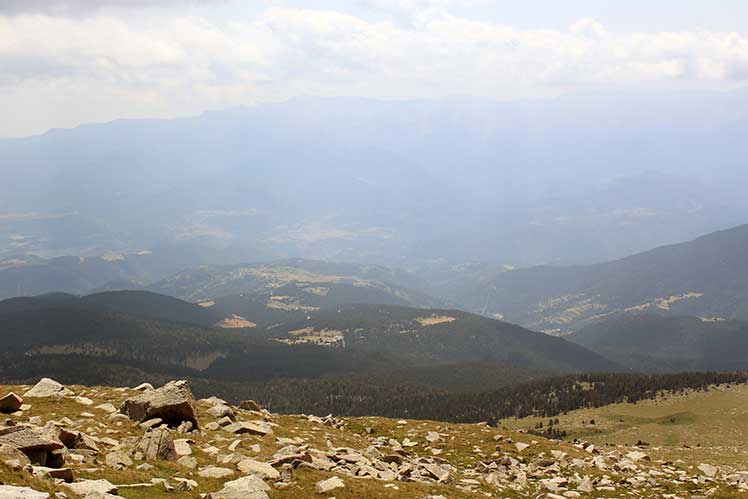 Vista de Cap de Rec al fons